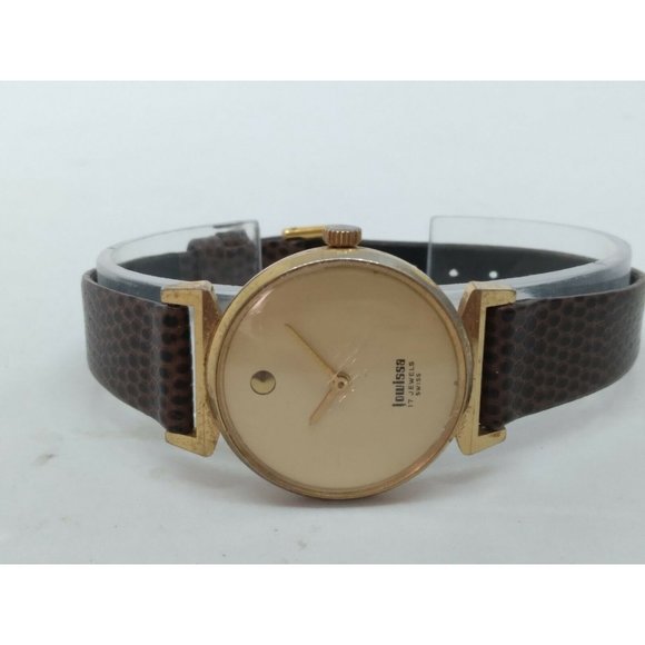 VINTAGE Jowissa Women's 27mm Manual Wind Up 17 Jewel Swiss Gold Tone Watch - Picture 5 of 11